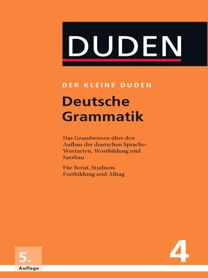 cover image of Deutsche Grammatik